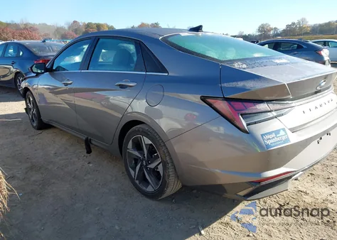 2022 Hyundai Elantra Hybrid Limited from USA, damaged, VIN KMHLN4AJ0NU021083